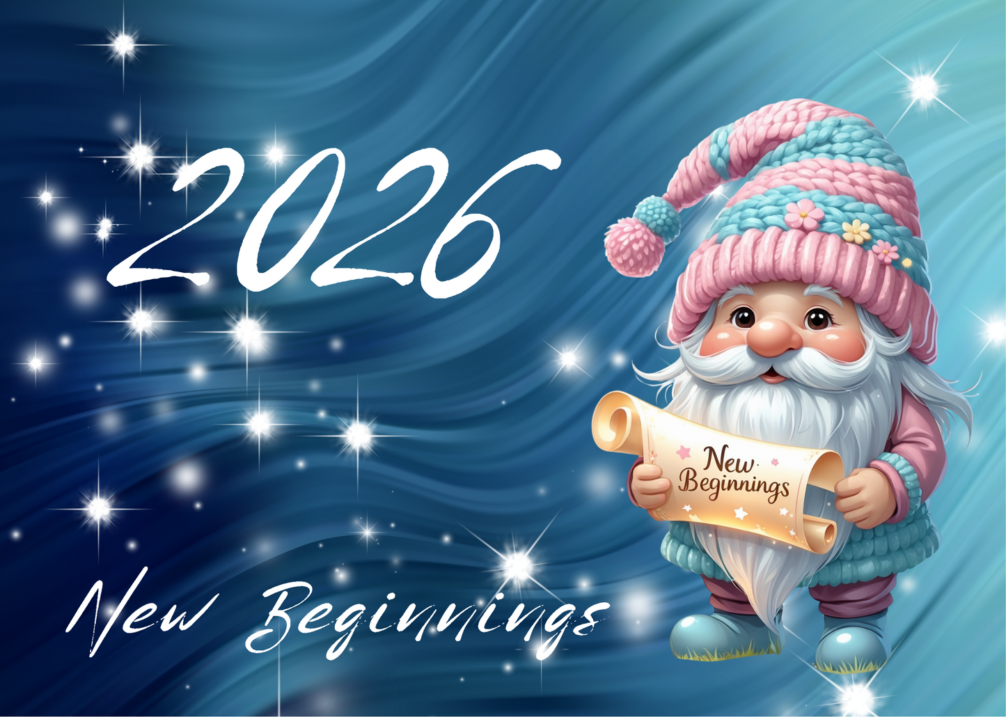 VORBESTELLUNG Wandkalender "New Beginnings" 2026
