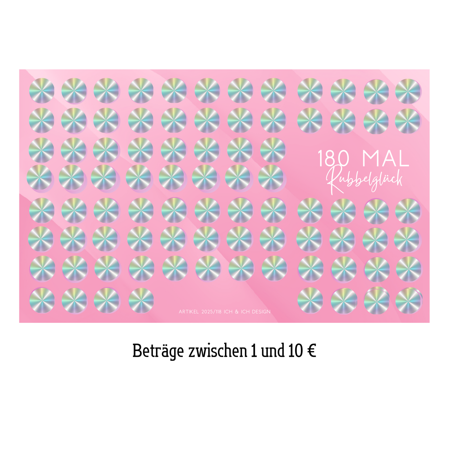 XXL Rubbelchallenge "180 mal Rubbelglück"