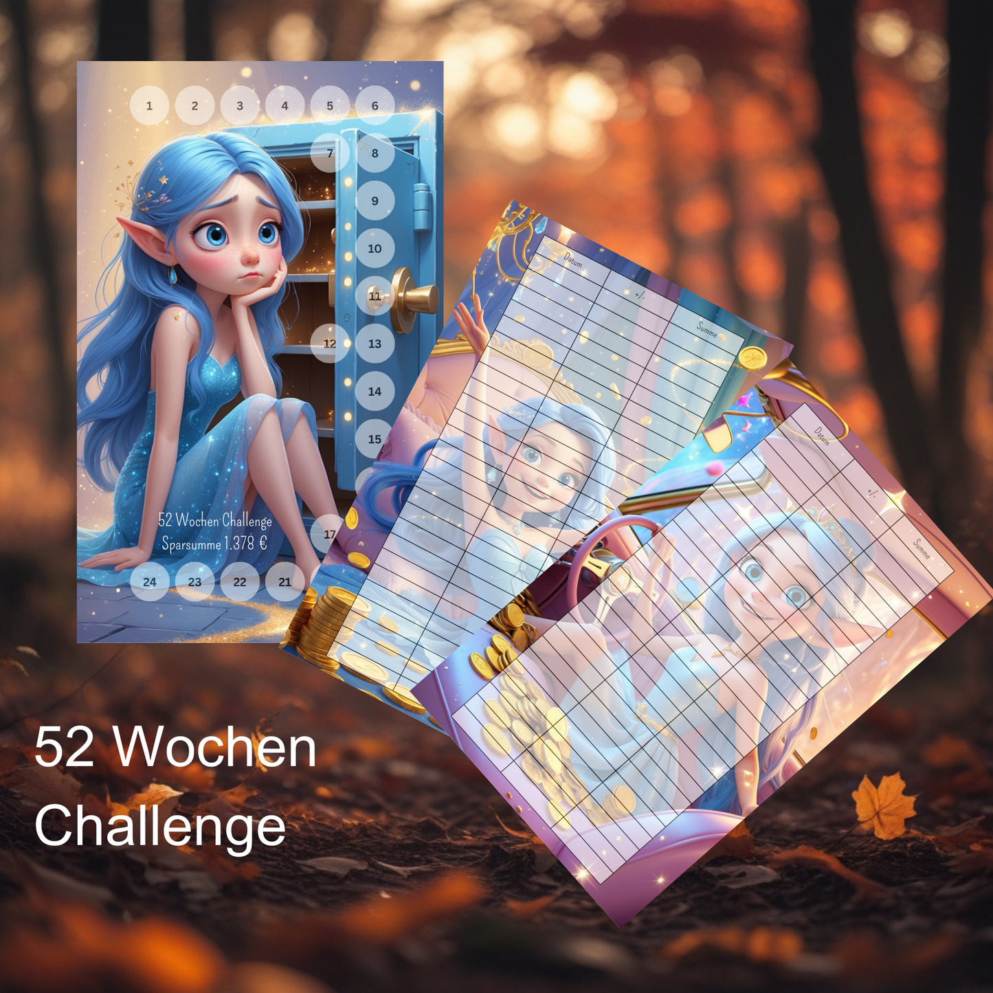 52 Wochen Challenge als Sparset