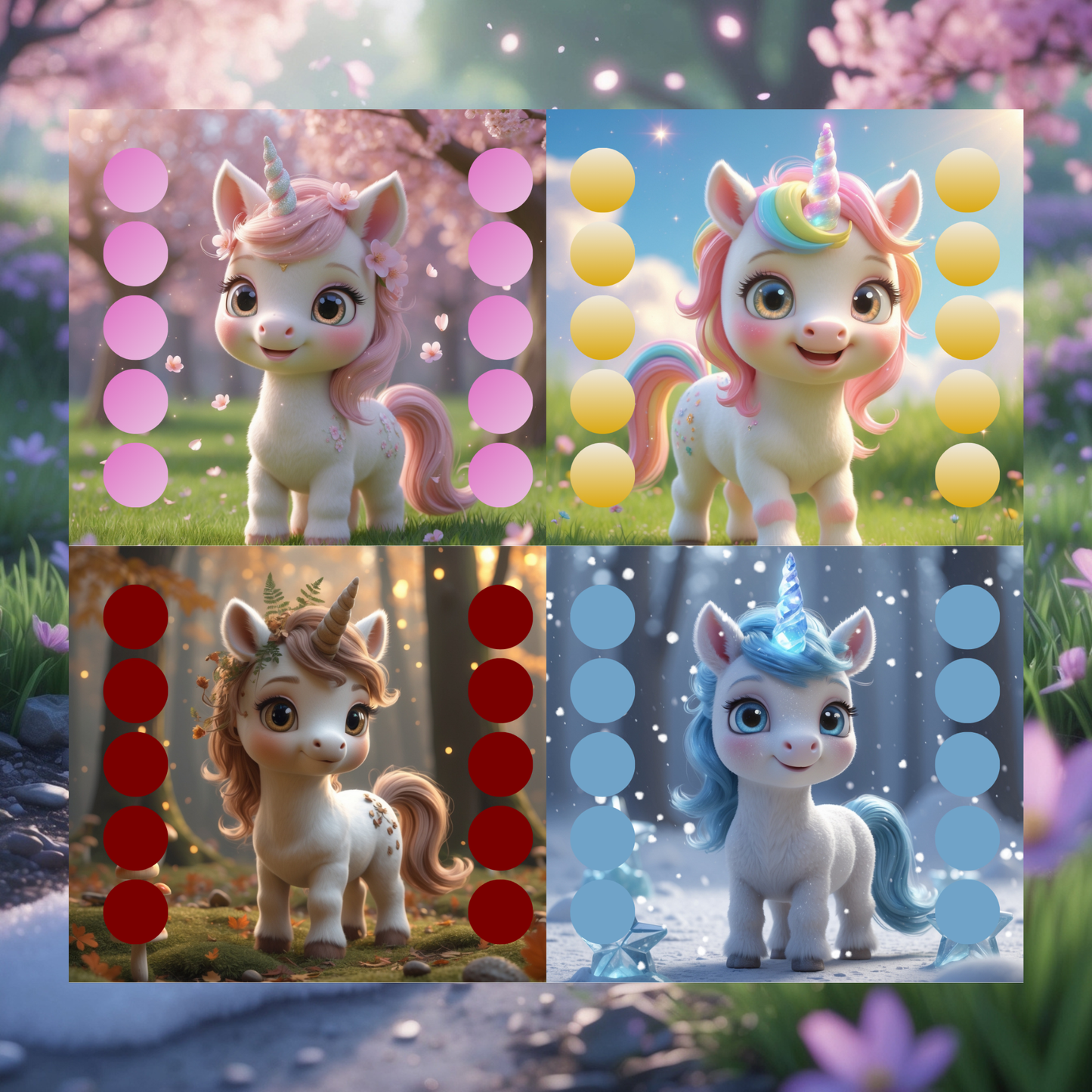 Rubbelchallenge "4 Seasons"