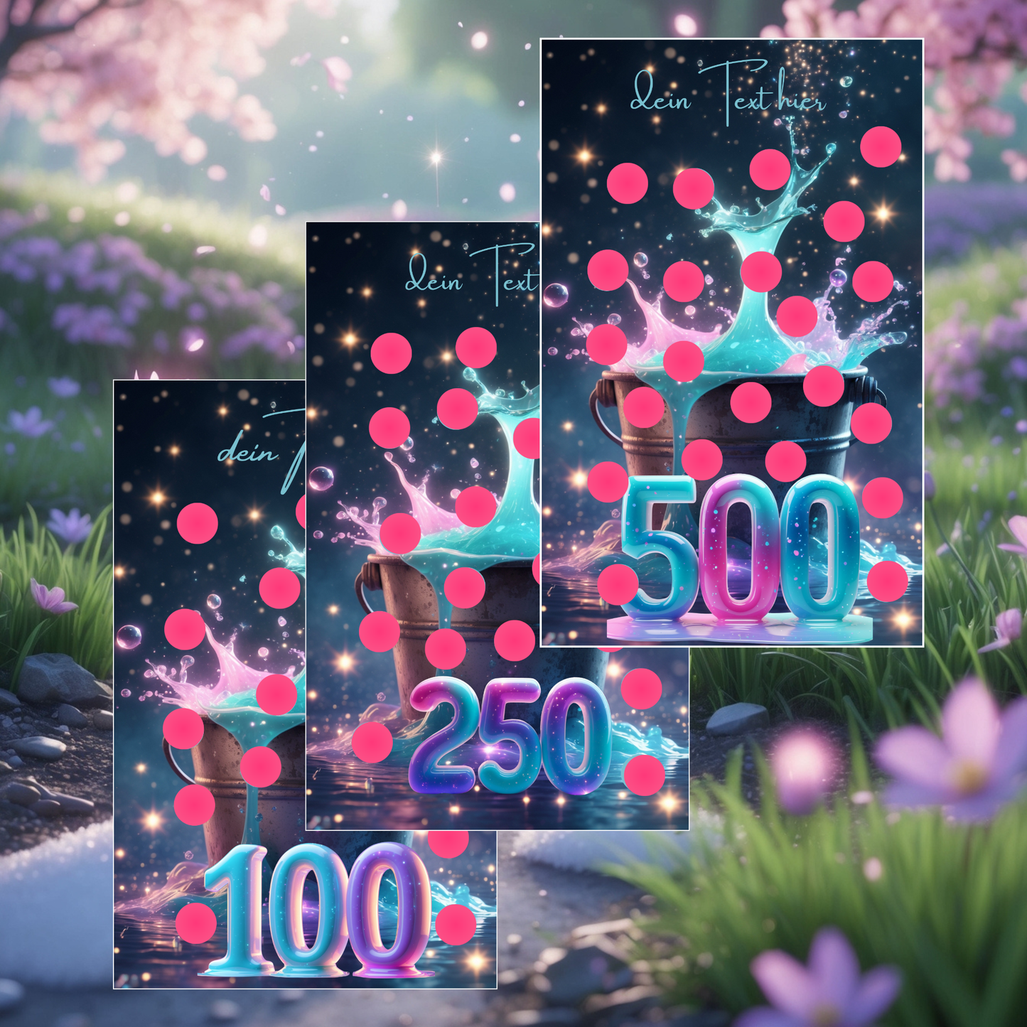 personalisierte Sparchallenge "Bucketlist"