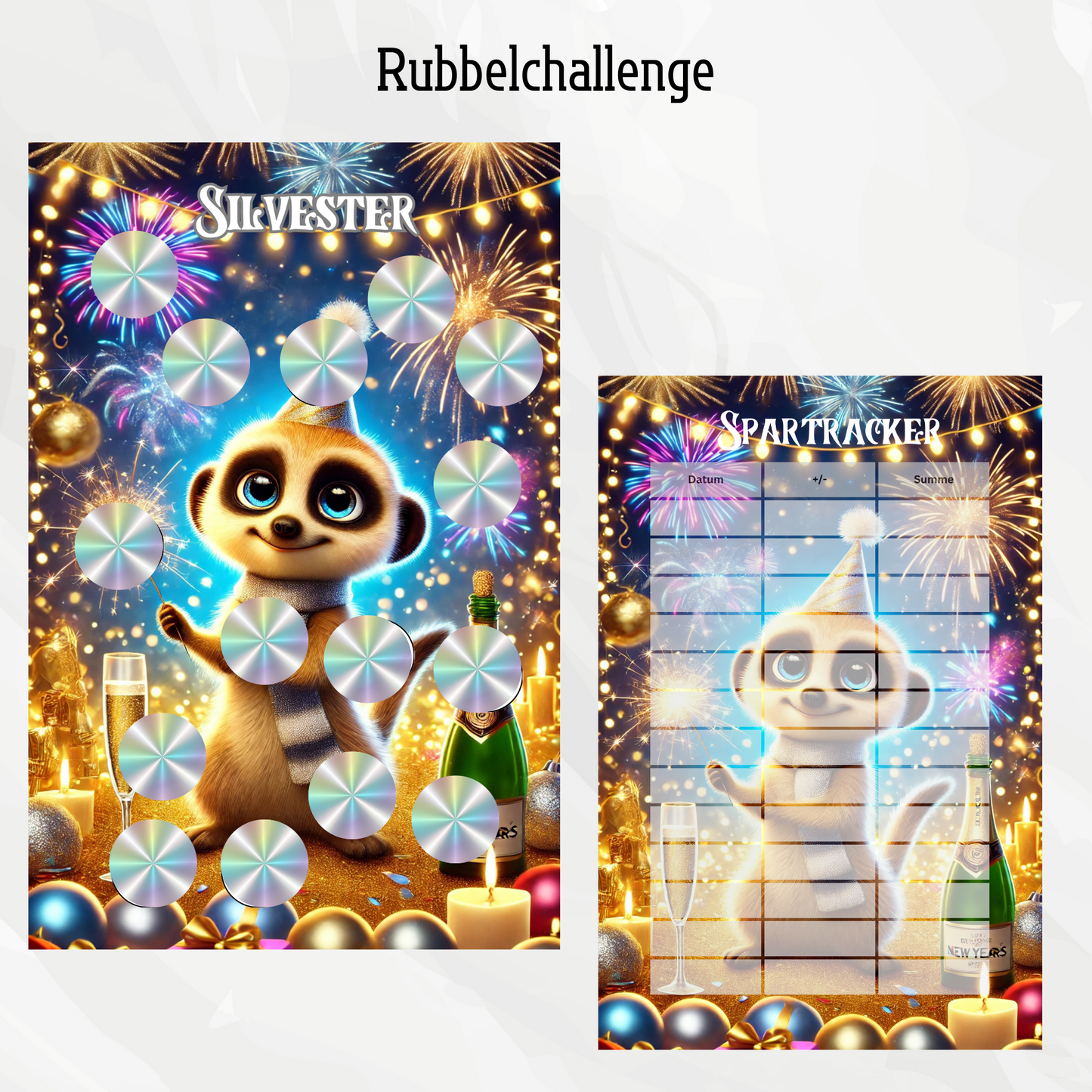 Sparchallenge Erdmännchen "Silvester"