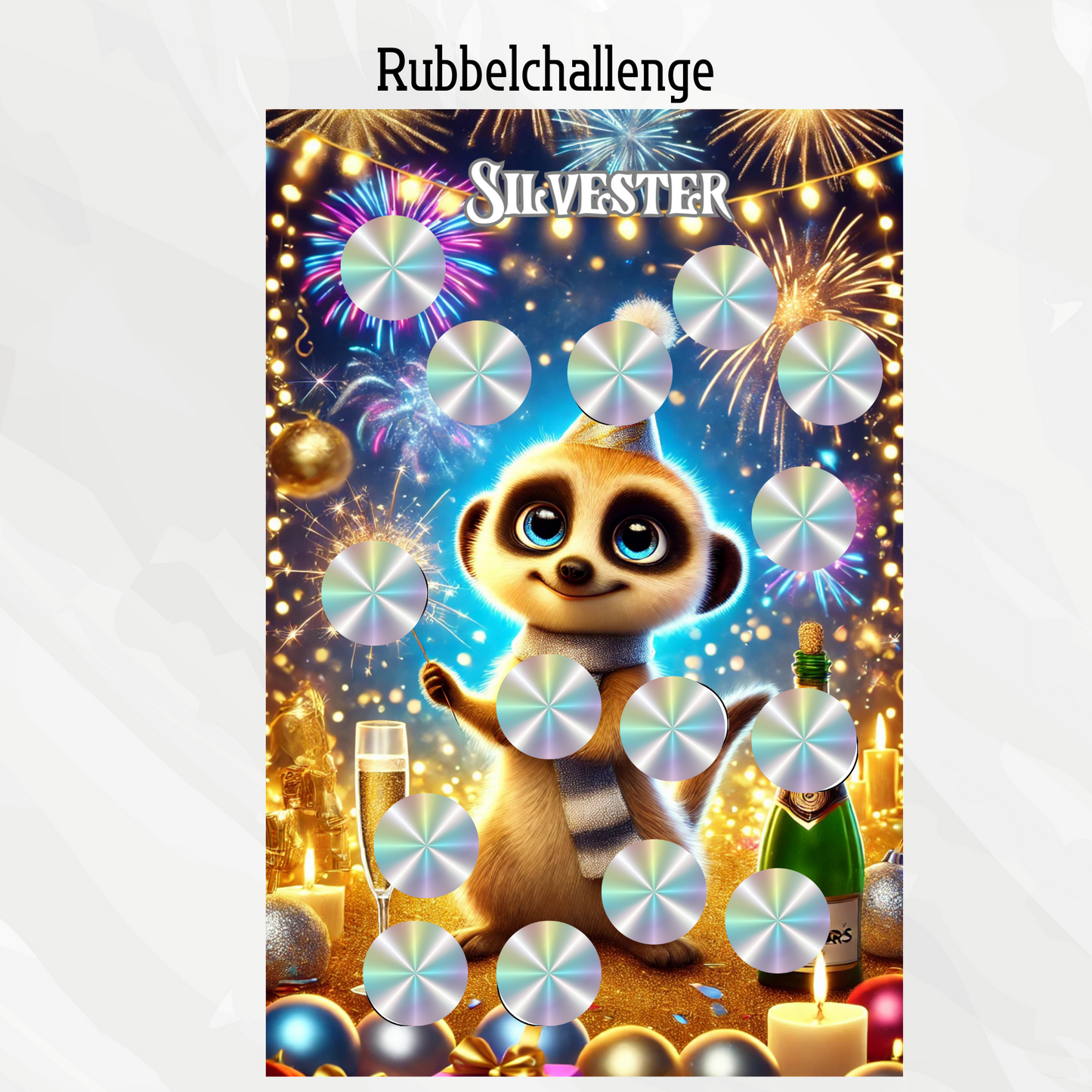 Sparchallenge Erdmännchen "Silvester"