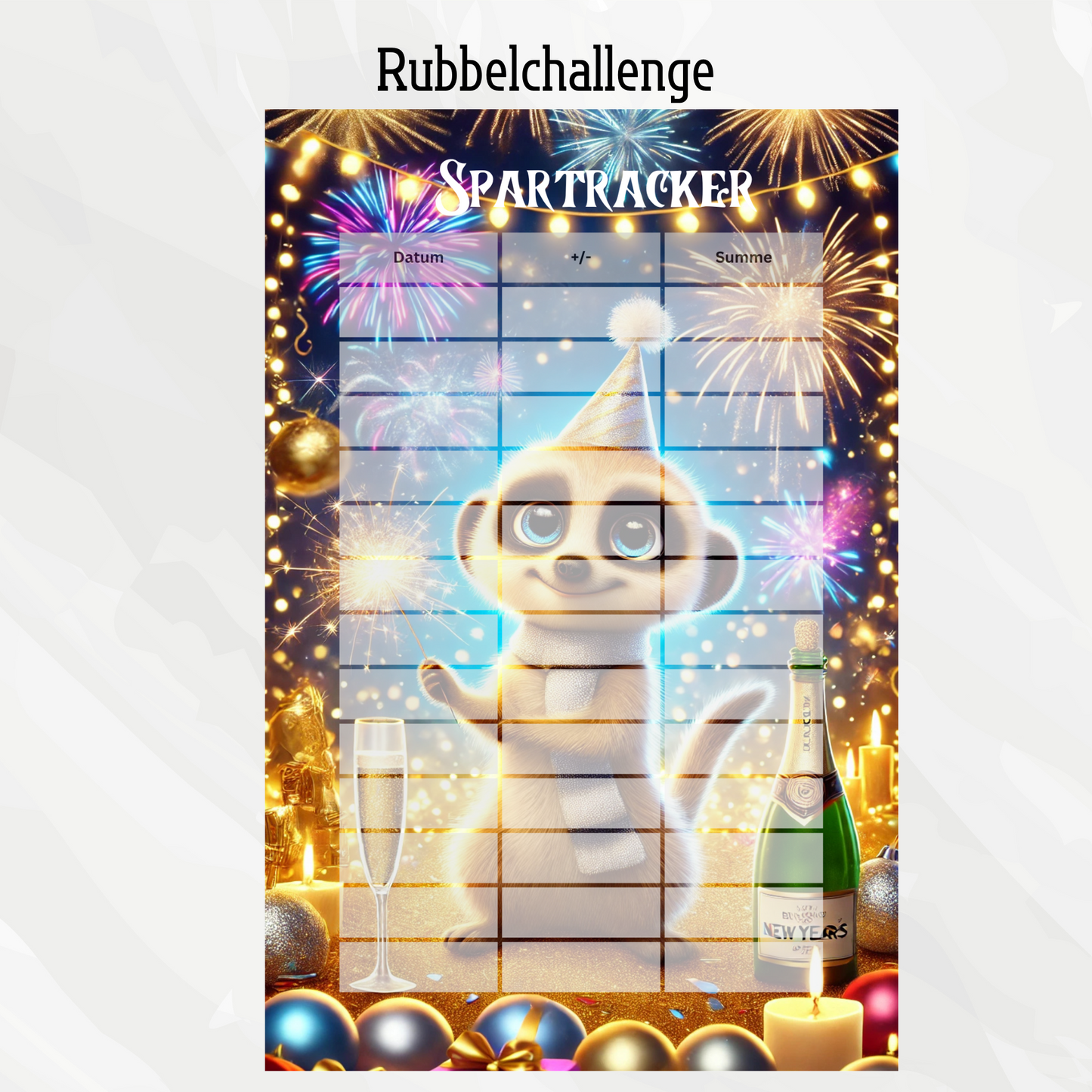Sparchallenge Erdmännchen "Silvester"