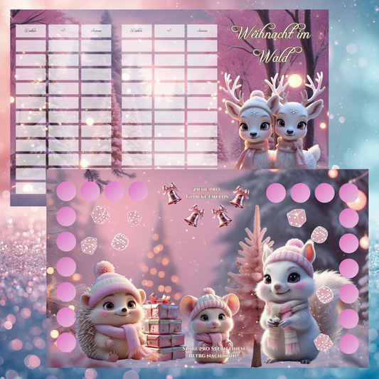 Mixed Challenge "Weihnachten im Wald"