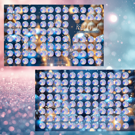 XXL Rubbelchallenge "180 mal weihnachtliches Rubbelglück"