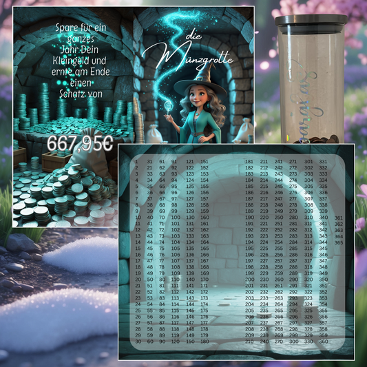 Kleingeldchallenge "die Münzgrotte"