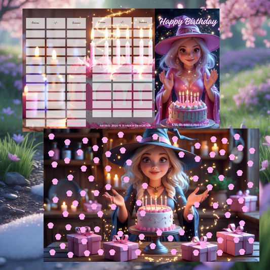 XXL Rubbelchallenge "Happy Birthday"