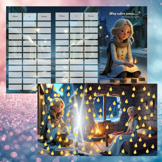 XXL Rubbelchallenge "das Mädchen mit den Zündhölzern"