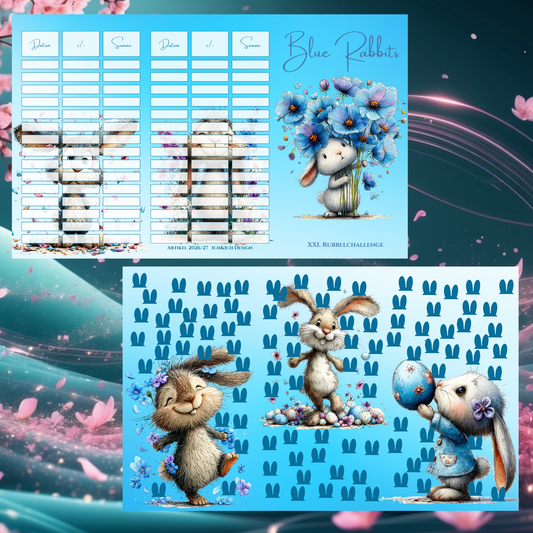 Blue Rabbits  -  XXL Rubbelchallenge