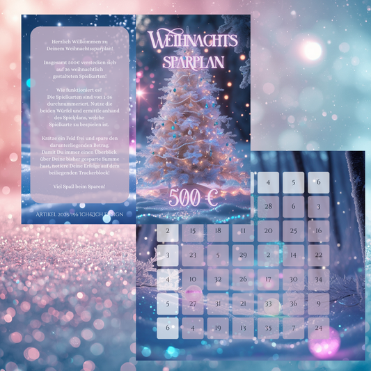 500€ Weihnachtssparplan