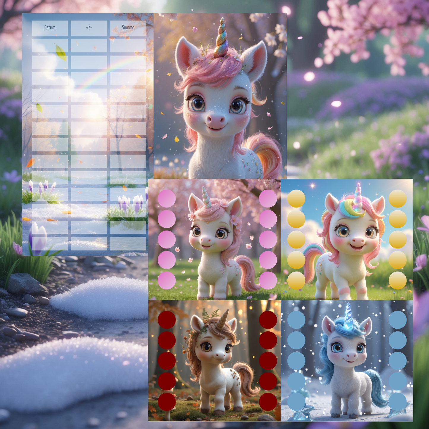 Rubbelchallenge  "4 Seasons"