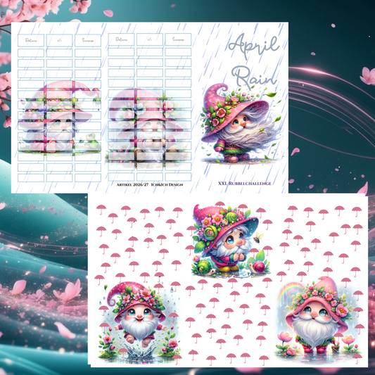 April Rain -  XXL Rubbelchallenge