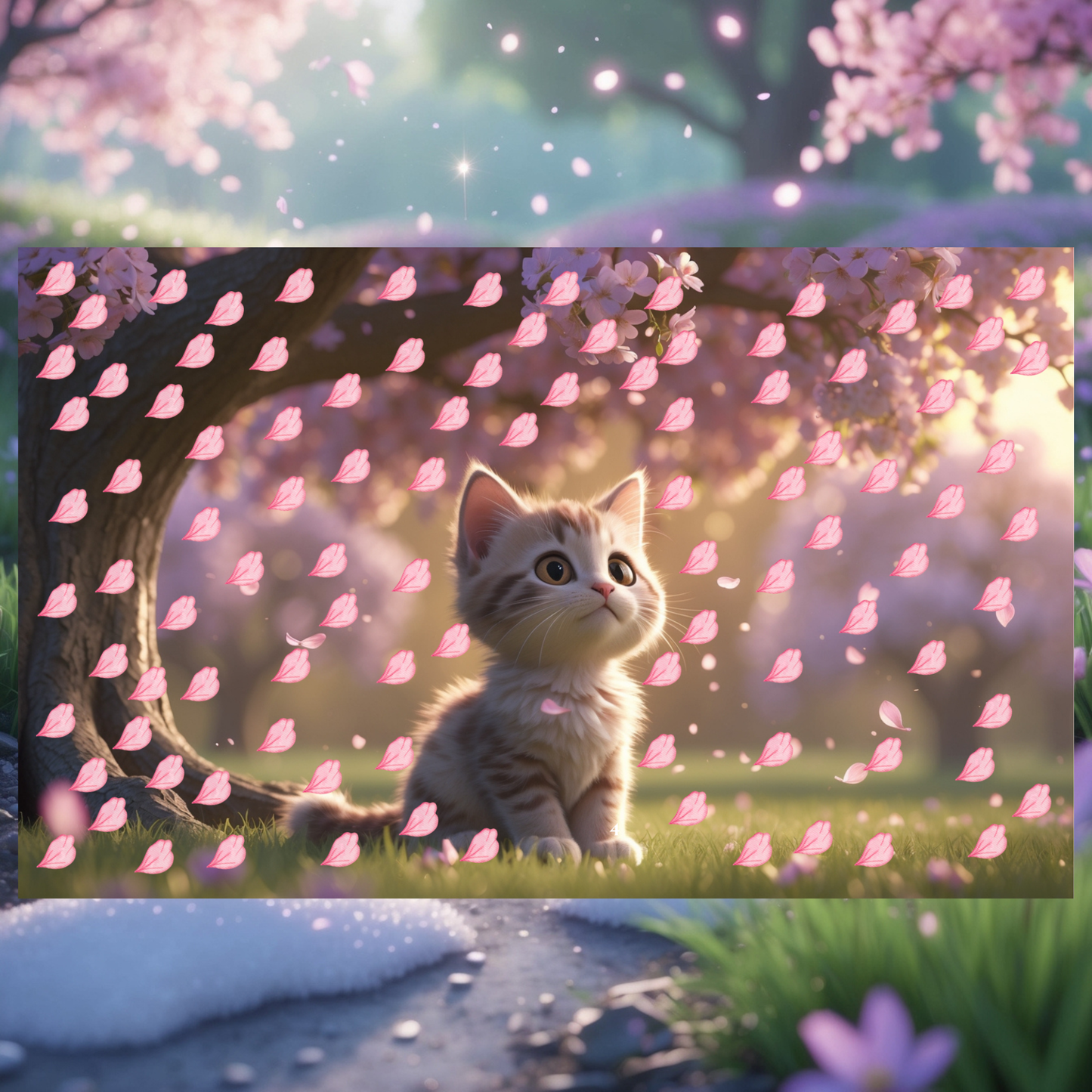 XXL Rubbelchallenge "Glückspfote Katze"