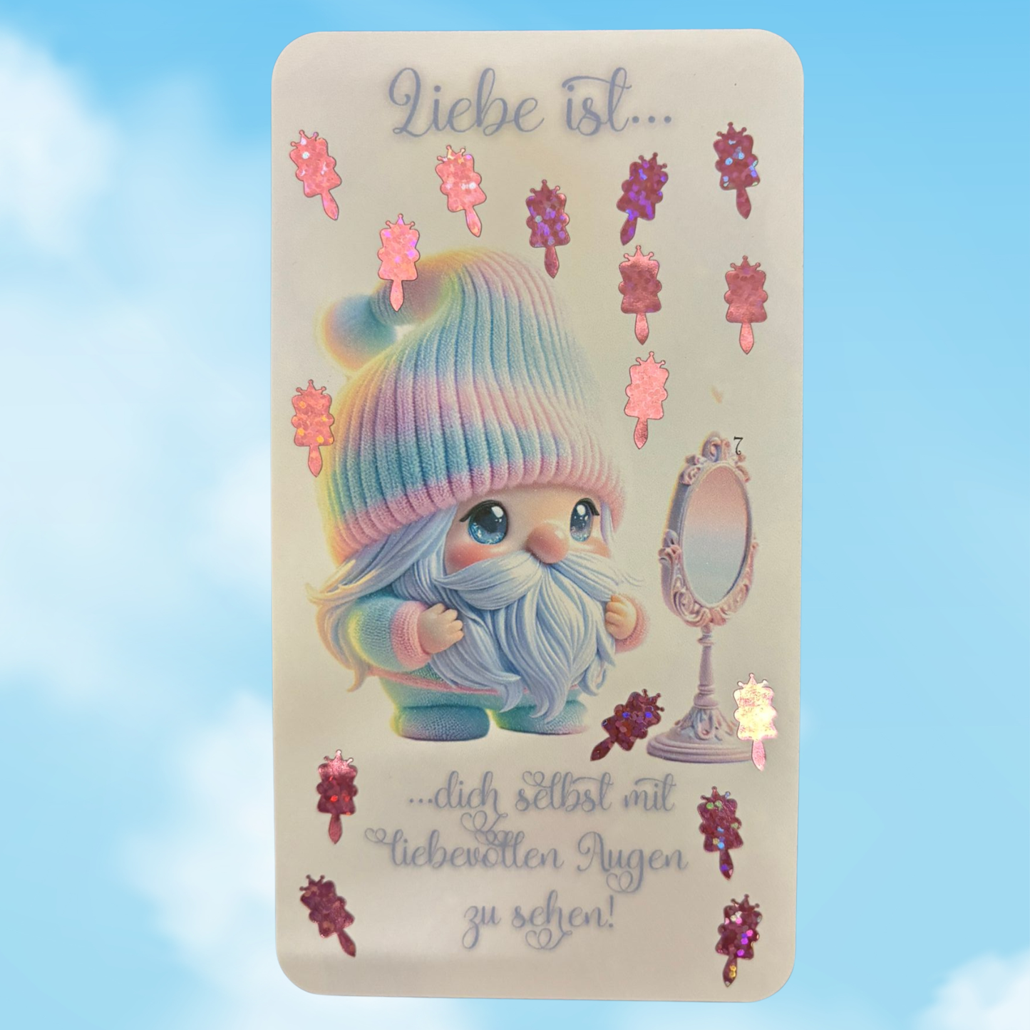 Liebe ist... Rubbelset + Deckblatt