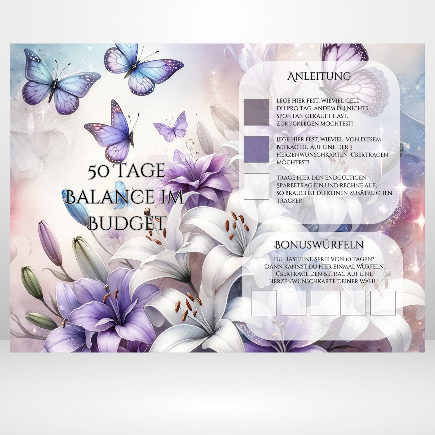 Sparchallenge "Balance im Budget"