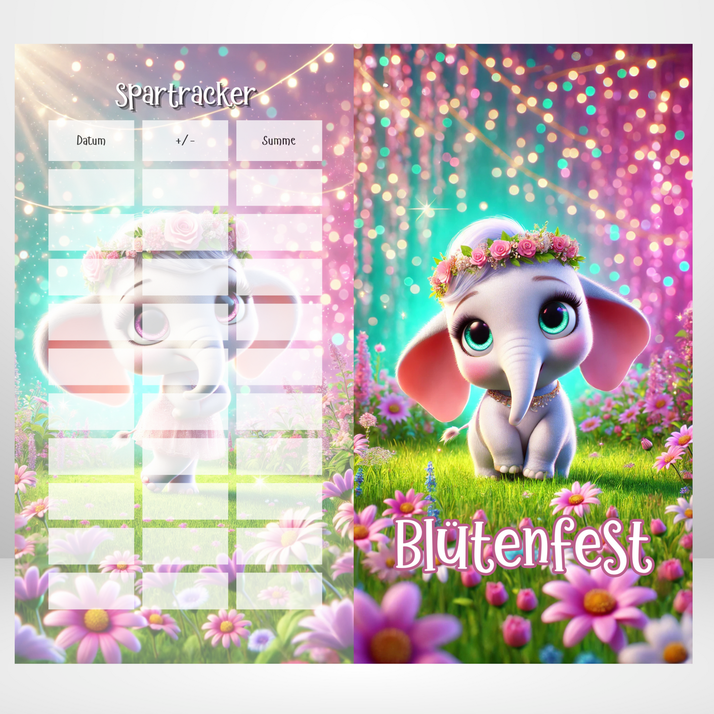Klappkarte "Blütenfest"