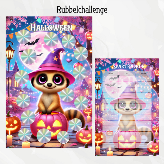 Sparchallenge Erdmännchen "Halloween"