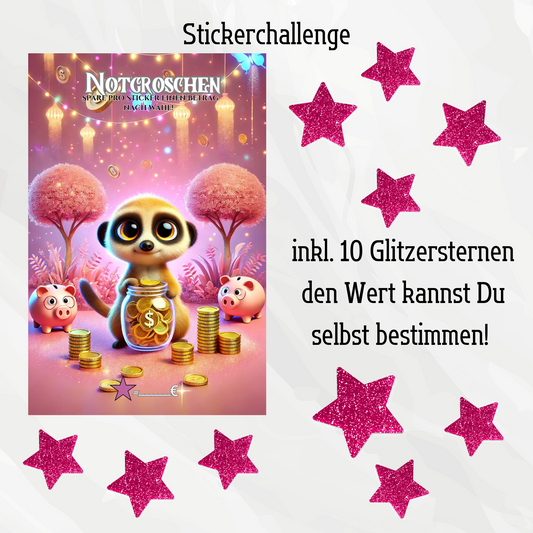 Sparchallenge Erdmännchen "Notgroschen"