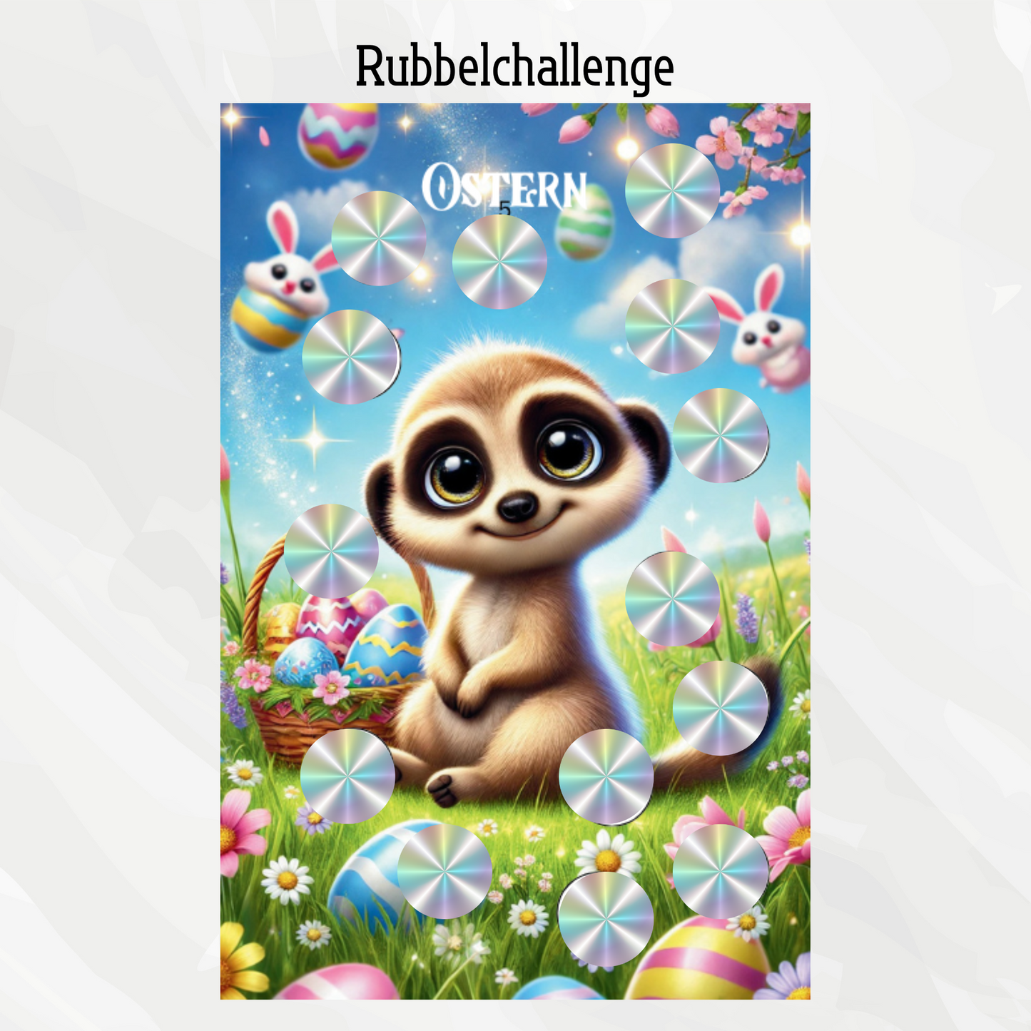 Sparchallenge Erdmännchen "Ostern"