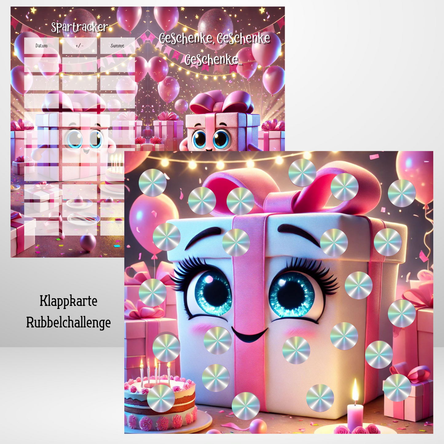 Rubbelchallenge "Geschenke, Geschenke, Geschenke"