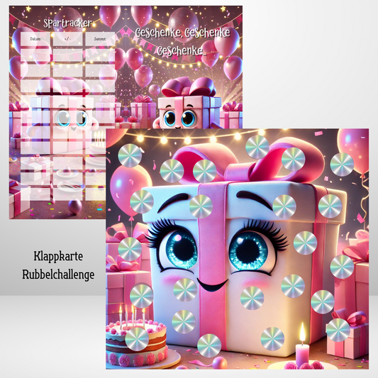 Rubbelchallenge "Geschenke, Geschenke, Geschenke"