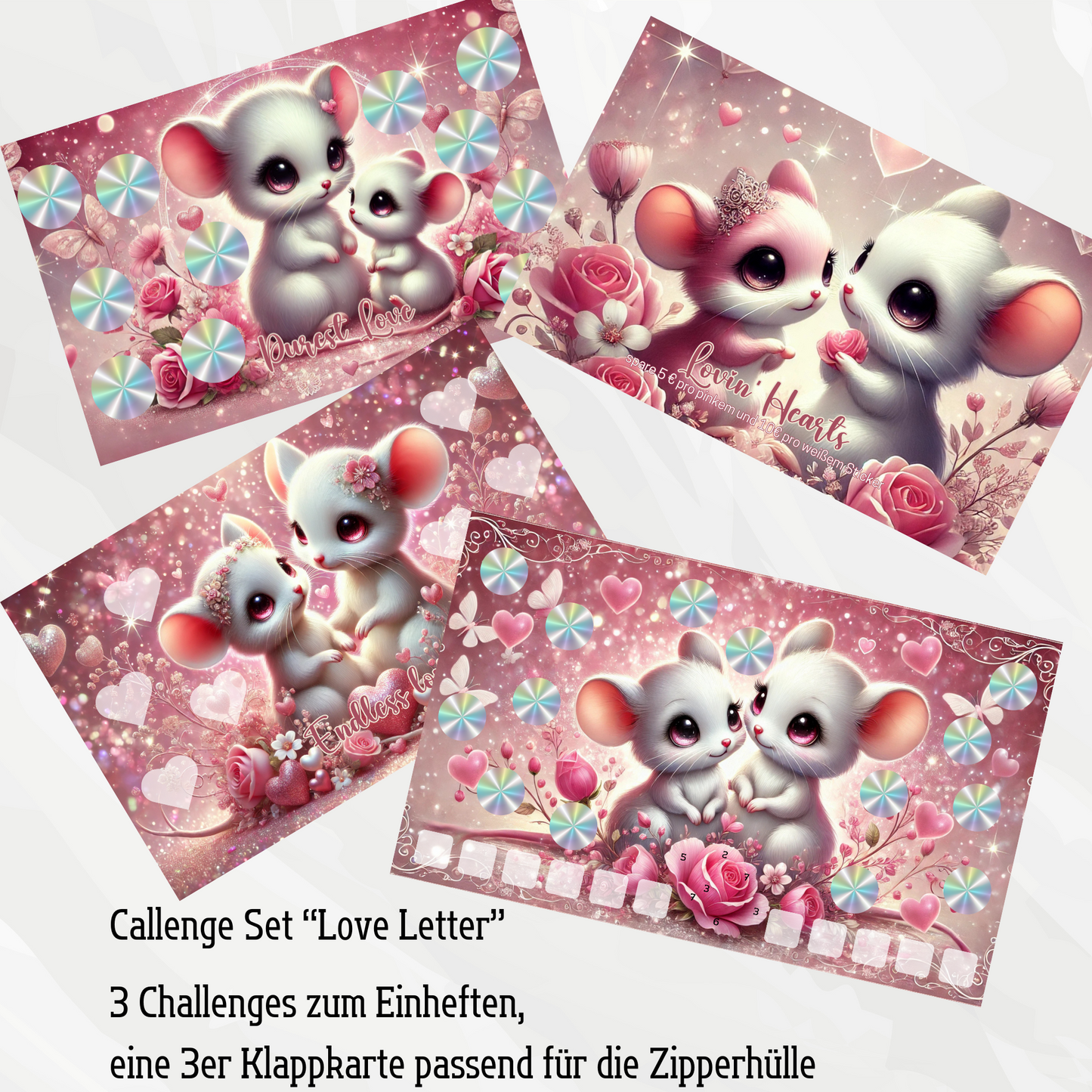 B-Ware Sparset "Love Letter" " 3 Challenges