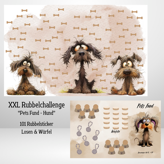 XXL Rubbelchallenge "Pets Fund - Hund"