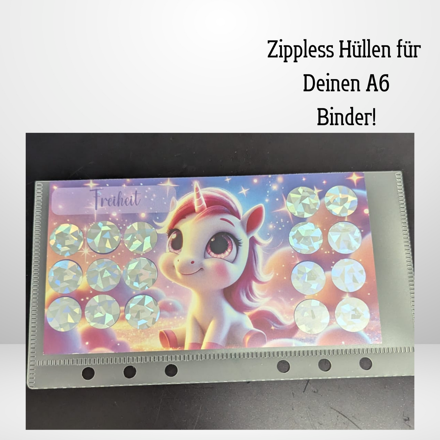 Zippless Umschläge für den A6 Binder