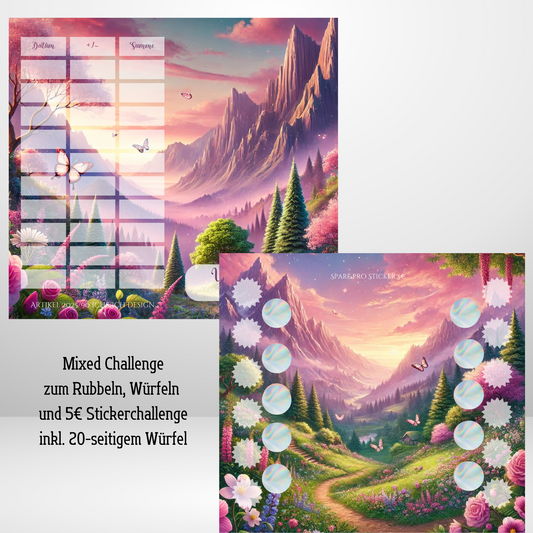 Mixed Challenge "Urlaub in den Bergen"
